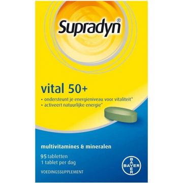 SUPRADYN VITAL 50+ (SUPRADYN) VITAL 50+ TABLETTEN DOOSJE 95 STUKS