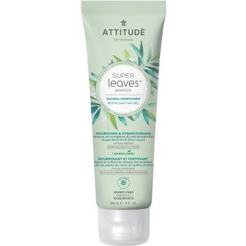 ATTITUDE SUPER LEAVES NOURISHING & STRENGTHENING NATURAL CONDITIONER CREMESPOELING TUBE 240 ML