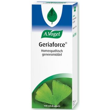 A. VOGEL GERIAFORCE (A. VOGEL) GERIAFORCE HOMEOPATHISCH GENEESMIDDEL BIJ CONCENTRATIEPROBLEMEN EN HOOFDPIJN DRUPPELS FLACON 100 ML
