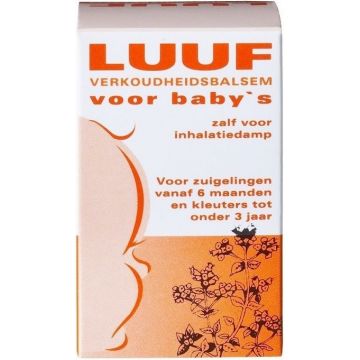LUUF VERKOUDHEIDSBALSEM VOOR BABY'S POTJE 30 GRAM