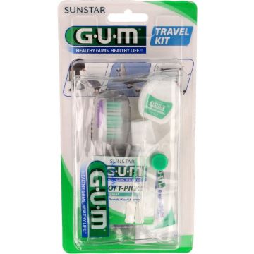GUM MONDVERZORGING TRAVEL KIT SET 1 STUK
