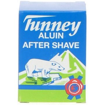 TUNNEY ALUIN AFTER SHAVE BLOKJE DOOSJE 1 STUK