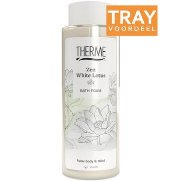 THERME ZEN WHITE LOTUS BATH FOAM BADSCHUIM 4 X 500 ML