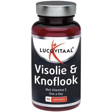 LUCOVITAAL VISOLIE & KNOFLOOK CAPSULES POT 90 STUKS