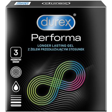 DUREX PERFORMA CONDOOMS 3 STUKS