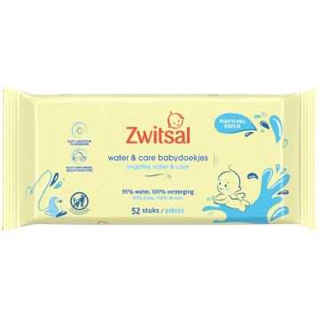 ZWITSAL WATER & CARE BABYDOEKJES PAK 52 STUKS