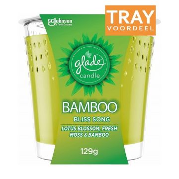 GLADE BAMBOO BLISS SONG GEURKAARS TRAY 6 X 129 GRAM