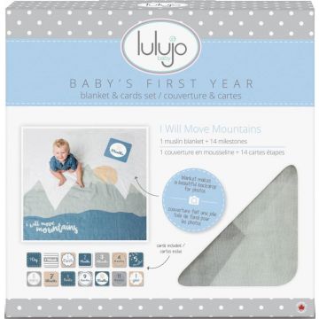 LULUJO BABY'S FIRST YEAR (LULUJO) BABY'S FIRST YEAR I WILL MOVE MOUNTAINS SET 1 STUK
