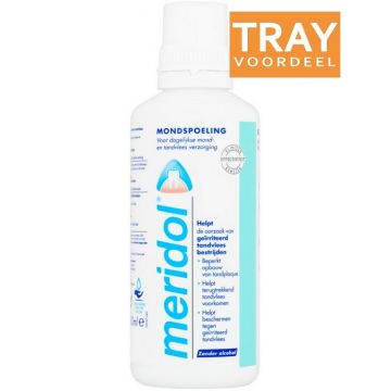 MERIDOL MONDSPOELING TRAY 6 X 400 ML