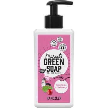 MARCEL'S GREEN SOAP PATCHOULI & CRANBERRY HANDSOAP HANDZEEP (REFILLABLE) POMP 250 ML