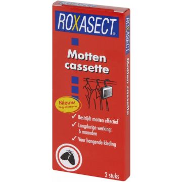 ROXASECT MOTTENCASSETTE DOOSJE 2 STUKS