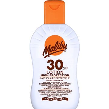 MALIBU HIGH PROTECTION SPF 30 LOTION ZONNEBRAND FLACON 200 ML