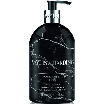 BAYLIS & HARDING DARK AMBER & FIG (BAYLIS & HARDING) DARK AMBER & FIG HAND WASH HANDZEEP POMP 500 ML