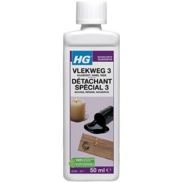 HG WASRUIMTE VLEKWEG 3 KAARSVET HARS TEER VLEKVERWIJDERAAR 50 ML
