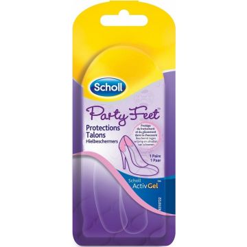 SCHOLL ACTIV GEL PARTY FEET HIELBESCHERMERS PAK 1 PAAR