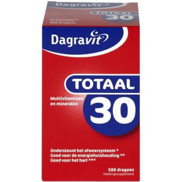 DAGRAVIT TOTAAL 30 DRAGEES VOEDINGSSUPPLEMENT 500 STUKS