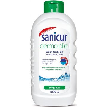 SANICUR DERMO OIL BATH & SHOWER GEL DOUCHEGEL FLACON 1000 ML
