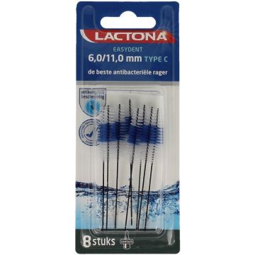 LACTONA EASYDENT (LACTONA) EASYDENT TYPE C: 6 MM - 11 MM PAK 8 STUKS