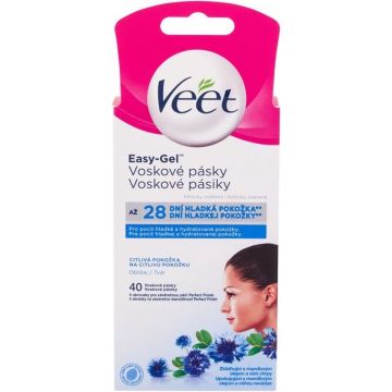 VEET EASY-GEL GEVOELIGE HUID WAXSTRIPS 40 STUKS