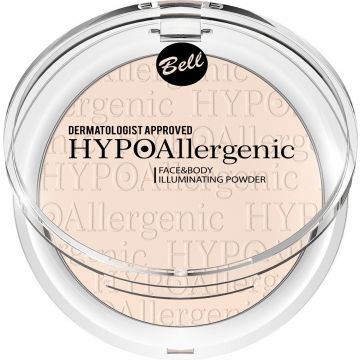 BELL HYPOALLERGENIC FACE & BODY ILLUMINATING POWDER 01 POEDER DOOSJE 6 GRAM