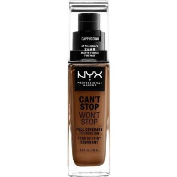 NYX CAN'T STOP WON'T STOP (NYX) CAN'T STOP WON'T STOP CAPPUCCINO FULL COVERAGE FOUNDATION POMP 30 ML