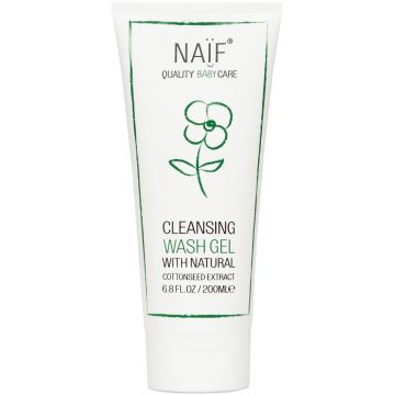 NAIF BABY & KIDS CLEANSING WASH GEL WASGEL TUBE 200 ML