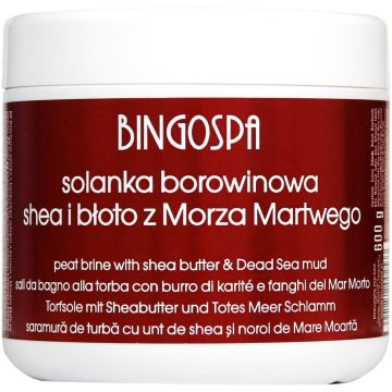 BINGO SPA SHEA BUTTER & DEAD SEA MUD PEAT BRINE BADZOUT 600 GRAM