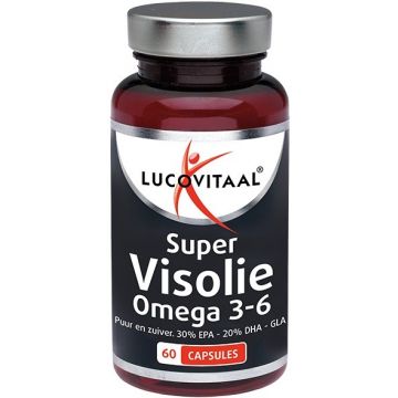 LUCOVITAAL SUPER VISOLIE OMEGA 3-6 CAPSULES POT 60 STUKS