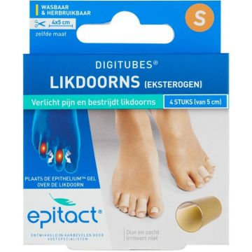 EPITACT DIGITUBES LIKDOORNS MAAT S 5 CM DOOSJE 4 STUKS