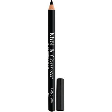 BOURJOIS KHOL & CONTOUR (BOURJOIS) KHOL & CONTOUR EYE PENCIL 001 NOIR-ISSIME OOGPOTLOOD 1,2 GRAM