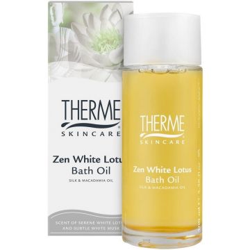 THERME SKINCARE ZEN WHITE LOTUS (THERME) ZEN WHITE LOTUS BATH OIL BADOLIE FLACON 100 ML