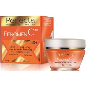 PERFECTA FENOMEN C 50+ DEEP MOISTURIZING LIFTING DAY AND NIGHT CREAM GEZICHTSCREME POT 50 ML