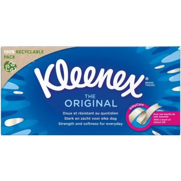 KLEENEX THE ORIGINAL TISSUES DOOSJE 72 STUKS