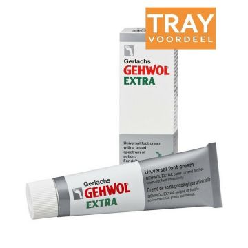 GEHWOL EXTRA VOETCREME TRAY 12 X 75 GRAM