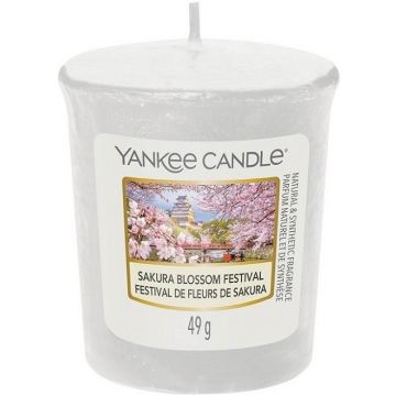 YANKEE CANDLE SAKURA BLOSSOM FESTIVAL GEURKAARS 49 GRAM