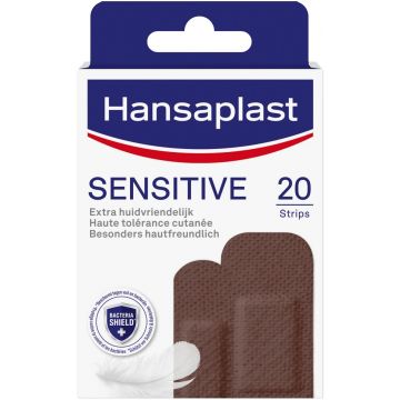 HANSAPLAST SENSITIVE (HANSAPLAST) SENSITIVE DARK PLEISTERS PAKJE 20 STUKS