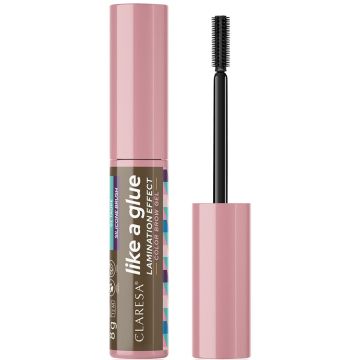 CLARESA LIKE A GLUE 01 TAUPE LAMINATION EFFECT COLOR BROW GEL WENKBRAUWGEL 8 GRAM