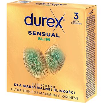 DUREX SENSUAL SLIM CONDOOMS 3 STUKS