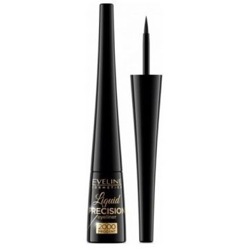 EVELINE EYELINER LIQUID PRECISION MATT BLACK 1 STUK