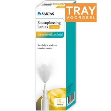 SANIAS NEUSSPRAY ZOUTOPLOSSING 8 MG/ML TRAY 280 X 15 ML
