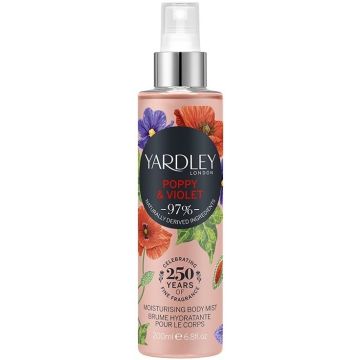 YARDLEY POPPY & VIOLET BODYMIST 200 ML
