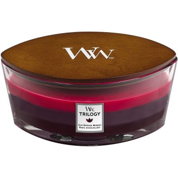WOODWICK TRILOGY SUN-RIPENED BERRIES GEURKAARS POT 453,6 GRAM