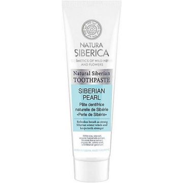 NATURA SIBERICA SIBERIAN PEARL TOOTHPASTE TANDPASTA TUBE 100 GRAM