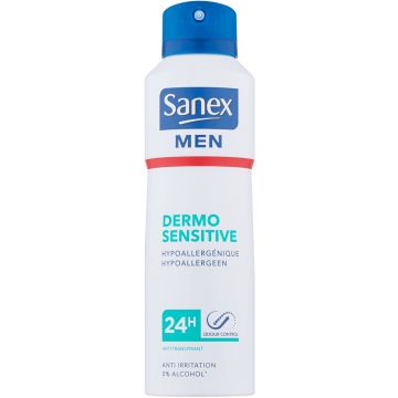 SANEX MEN DERMO SENSITIVE MEN (SANEX) DERMO SENSITIVE DEO SPRAY SPUITBUS 200 ML