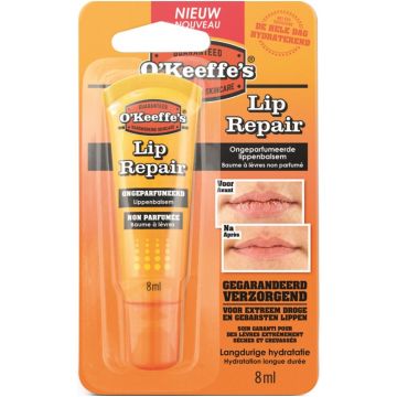 O'KEEFFE'S LIP REPAIR (O KEEFFE'S) LIP REPAIR UNSCENTED LIPPENBALSEM TUBE 8 ML