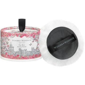 WOODS OF WINDSOR TRUE ROSE (WOODS OF WINDSOR) TRUE ROSE DUSTING POWDER DOOSJE 100 GRAM