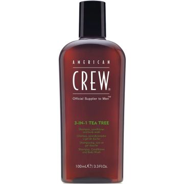AMERICAN CREW 3 IN 1 TEA TREE SHAMPOO 100 ML