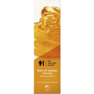 DR. VAN DER HOOG PEEL-OFF MASKER HONING GEZICHTSMASKER ZAKJE 10 ML