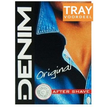 DENIM ORIGINAL AFTERSHAVE TRAY 6 X 100 ML