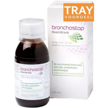 BRONCHOSTOP HOESTDRANK TRAY 30 X 120 ML